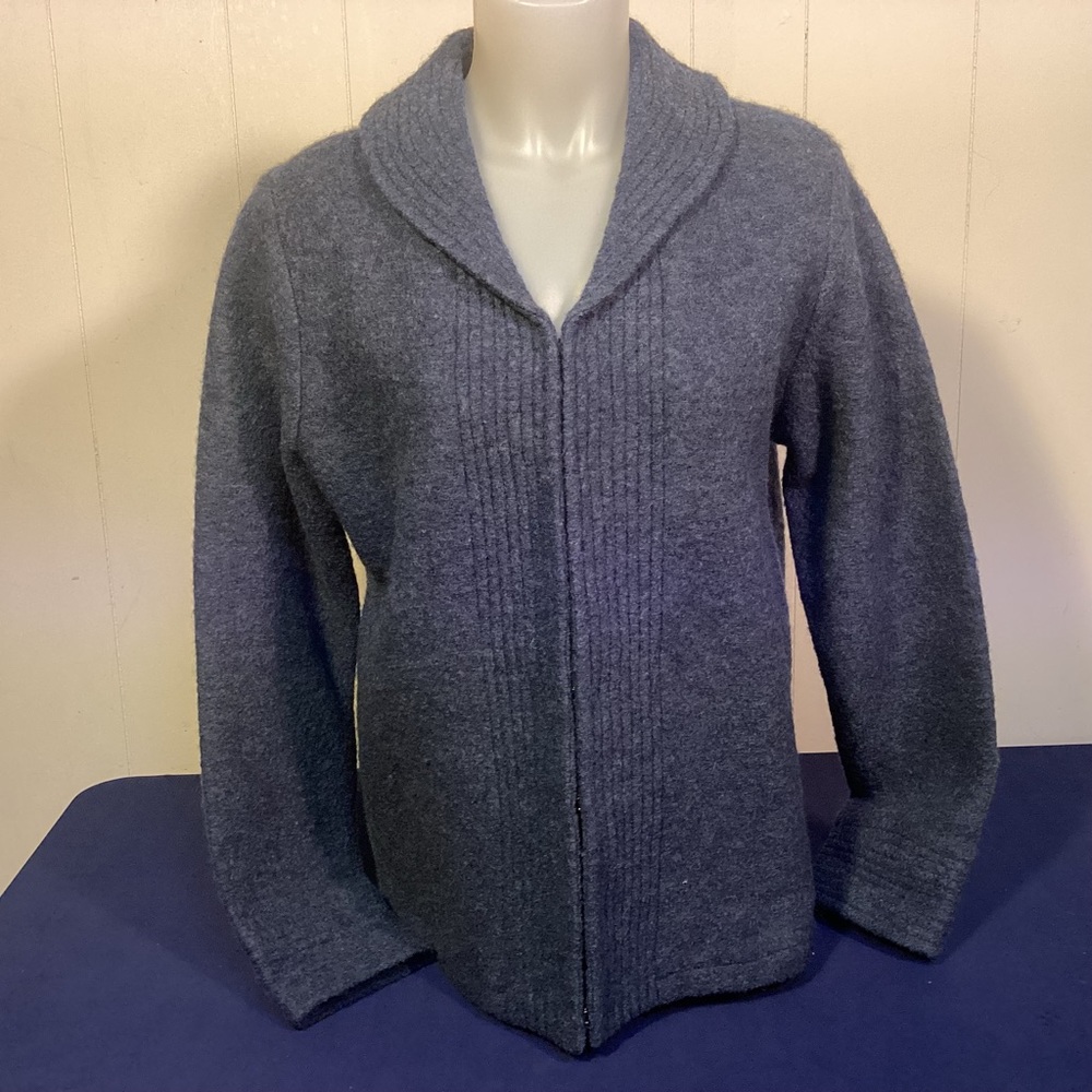 Alexandra Bartlett 100% Wool Jacket Womens has shawl type collar size medium